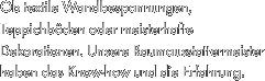 Ob textile Wandbespannungen, Teppichbden oder
